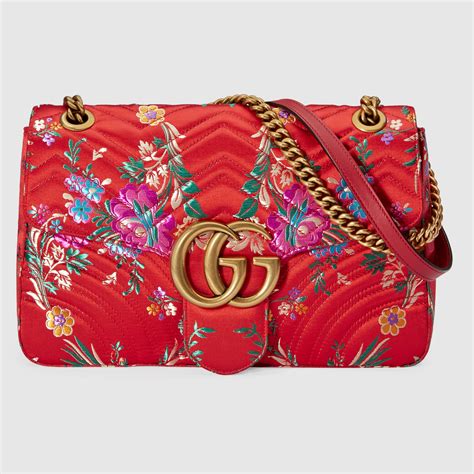 gucci bags with flowers|Gucci botanical shoulder bag floral.